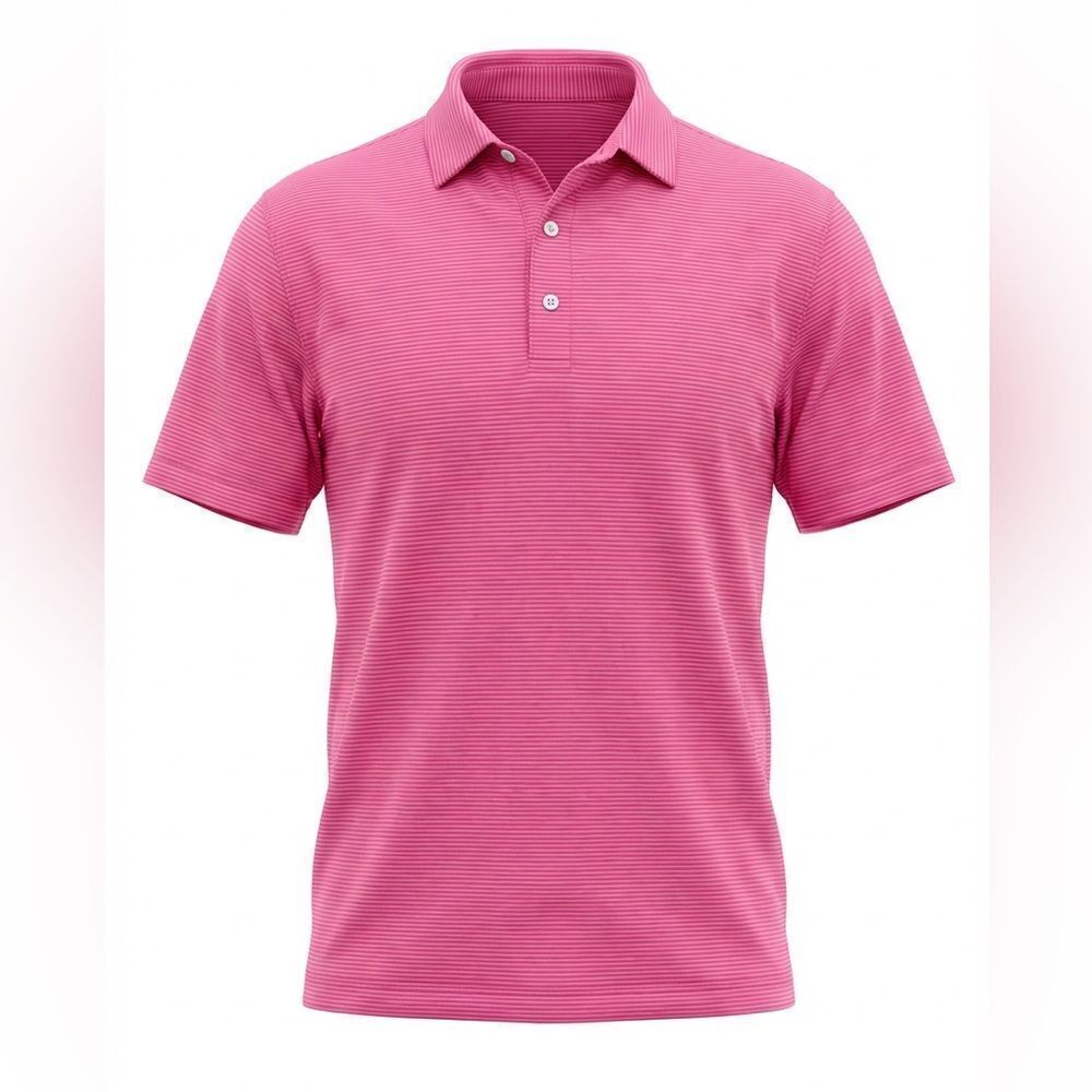 Johnnie-O men’s Pink Polo Shirt Classic Style size XL